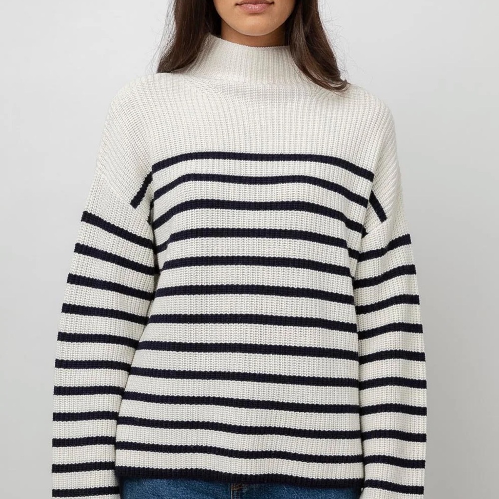 Rails Claudia Cream Navy Stripe SMALL